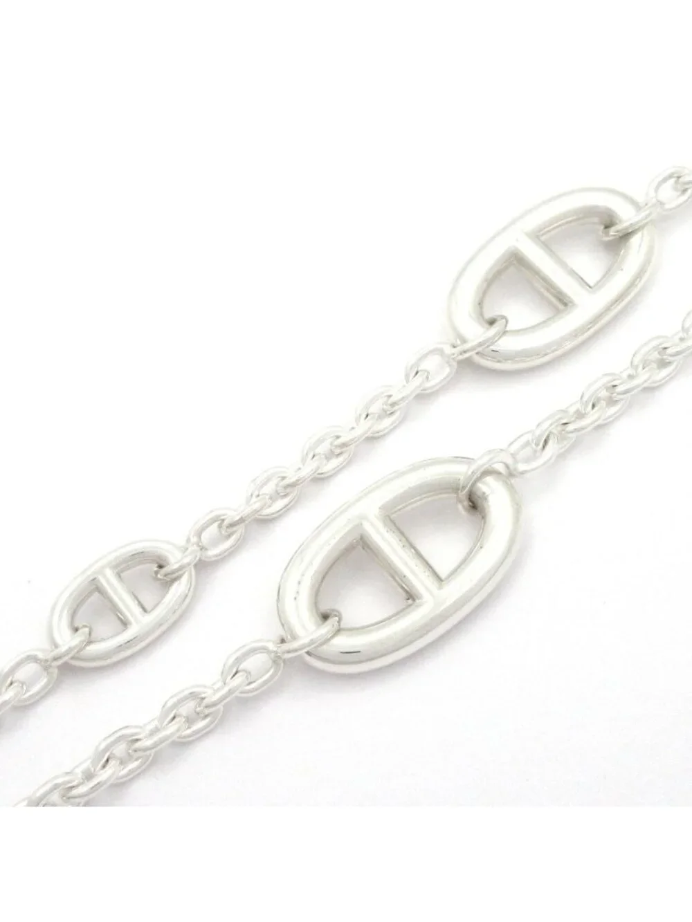 Hermes Necklace Farandole 80 Chaine D'ancre Silver
